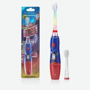 Электрическая зубная щетка Brush Baby KidzSonic Ракета Blue (BRB189)
