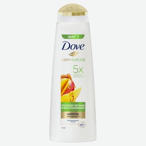 Шампунь Dove Глубокое питание и восстановление с ароматом манго, 380 мл