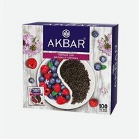 Чай   Akbar   Малина и черника, 100х1,5 г