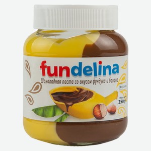 Паста шоколадная Fundelina фундук/банан ст/б 350г