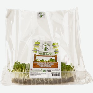 Микрозелень Живая ферма кресс-салат Целых А.В. ИП м/у, 300 г