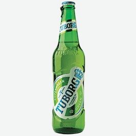 Пиво Туборг Грин, Светлое, 0,48 Л