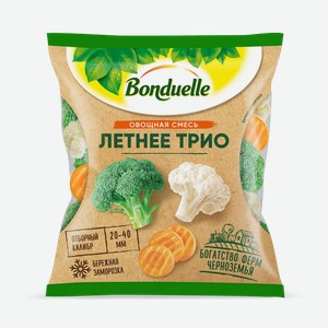 Смесь овощная Bonduelle Летнее Трио 400г