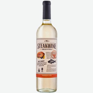Вино Steakwine Torrontes белое полусухое 12.5% 750мл