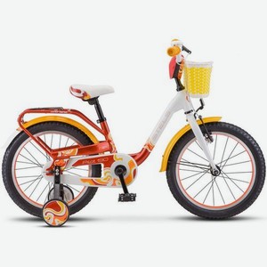 Велосипед STELS Pilot-190 18 V030 городской (детский), рама 9 , колеса 18 , красный/желтый, 10.78кг [lu075261]