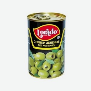 Маслины LORADO без косточки 300г ж/б; Оливки LORADO зеленые без косточки 300г