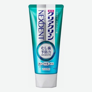 Лечебно-профилактическая зубная паста с микрогранулами и фтором Clear Clean Nexdent Extra Fresh 120мл (экстра свежесть)