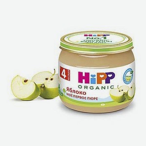 Пюре Hipp яблоко с 4 месяцев 80 г