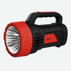 Фонарь Jazzway Accu7-L10W/L10W ручной аккумуляторный светодиодный черно-красный