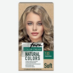 Крем-краска для волос Fara Natural Colors Soft тон 350 Пшеница 7.03