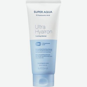 Пенка Super Aqua Ultra Hyalron для умывания и снятия макияжа