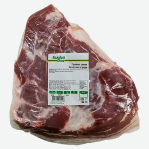 Грудинка свиная «Каждый день» бескостная в шкуре, цена за 1 кг
