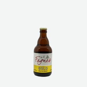 Пиво Fagnes Gold светлое фильтр. 5.1% ст/б 0.33л Бельгия