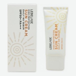 Солнцезащитный крем для лица High Protection Daily No Sebum Sun Cream SPF50+ PA+++ 30мл