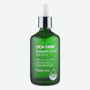 Сыворотка для лица с экстрактом центеллы Cica Farm Blemish Clear Ampoule 100мл