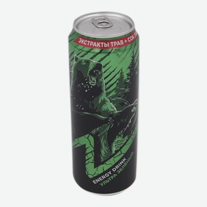 Энергетический напиток Оzверин ультра зеленый безалкогольный 450 мл