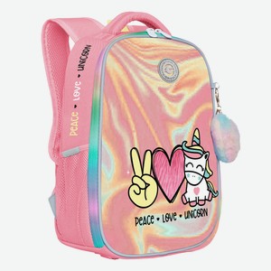 Рюкзак Grizzly RAW-396 школьный розовый Китай