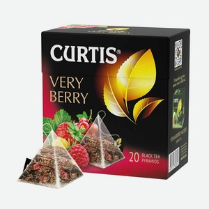 Чай черный Curtis Very Berry в пирамидках, 20 шт, 34 г