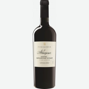 Вино Фанагория,  Авторское вино  Каберне-Цимлянский Черный, 750 мл, Красное, Сухое