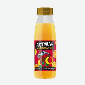 Напиток на сыворотке  Актуаль , апельсин-манго, персик-маракуя, 310 г