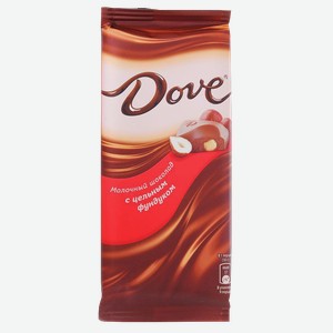 Шоколад молочный Dove цельный фундук 90г (Марс)