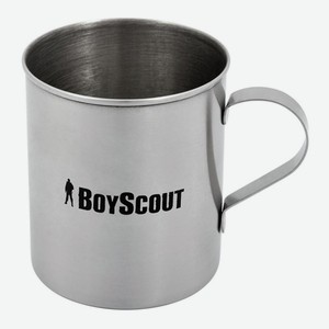 Кружка туристическая BoyScout нержавеющая сталь 400мл (61156)