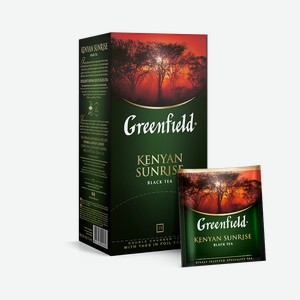Чай Greenfield Kenyan Sunrise черный байховый (2г х 25 пак), 50г
