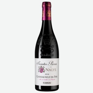Вино Chateauneuf-du-Pape Saintes Pierres de Nalys Rouge 0.75 л.