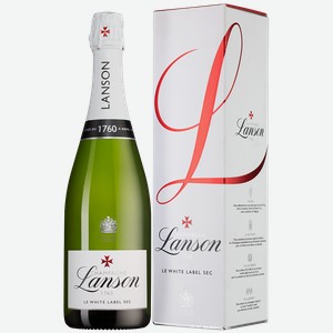 Шампанское Lanson White Label Dry-Sec 0.75 л.