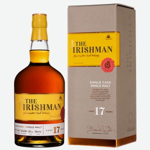 Виски The Irishman 17 YO Single Malt, gift box 0.7 л.