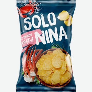 Чипсы Solo Nina со вкусом краба 225г