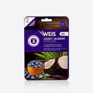 Маска для лица WEIS с экстрактами кокоса и голубики 23г