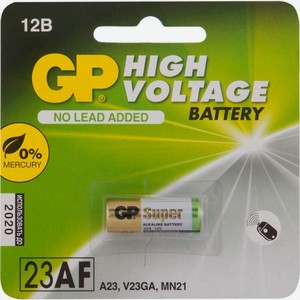 Батарейки GP Ultra 23A, 1шт Китай