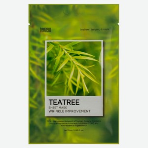 Маска тканевая для лица Tenzero с экстрактом чайного дерева, 25 мл