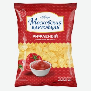 Картофель Московский хруст. рифл со вкусом Томатного кетчупа 130г