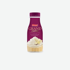 Напиток молочный ультрапастеризованный Grand Cocktail ванильный пломбир 4%, 0,26 кг