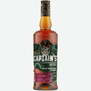 Настойка Captain s с Шотландским Виски и Дикой Камчатской Брусникой