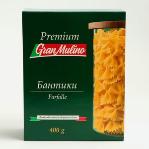 Макароны GRANMULINO Premium Бантики, 400 г