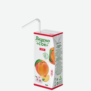 Напиток сокосодержащий ВкусноСок апельсиновый 200 мл