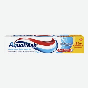 Зубная паста Aquafresh Тройная защита Освежающе-мятная 125мл