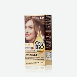 Крем - краска для волос Only Bio Color 6.0 , Натуральный русый , 115мл