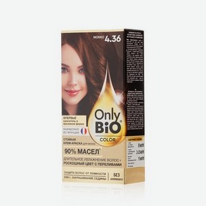 Крем - краска для волос Only Bio Color 4.36 , Мокко , 115мл