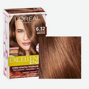 Excellence Экселанс Крем-краска для волос 6.32 Золотистый темно-русый