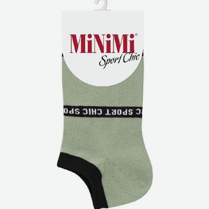 Хлопковые носки Minimi SPORT CHIC 4300 с полоской  Sport Chic  Menta 35-38