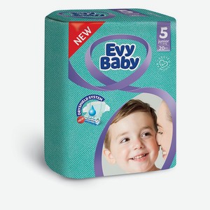 Evy Baby Подгузники Стандарт джуниор 20 шт, 11-25 кг р.5