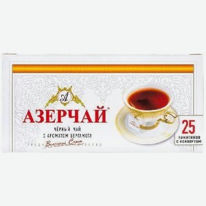 Чай черный Азерчай с бергамотом 25пак. по 2г