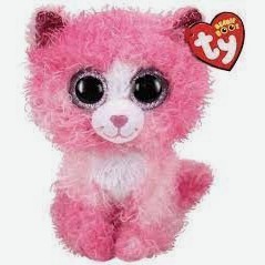 Игрушка мягкая розовый котенок 25см арт.36479