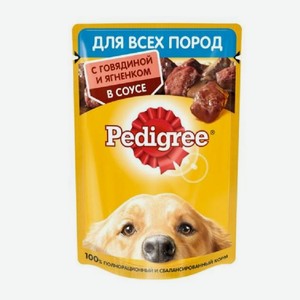 Корм Педигри для собак говядина/ягненок 85г в/у