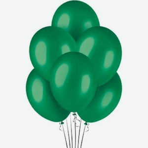 Шар надувной  Friendly Birthday , 30 см, зеленый перламутр, 6 шт.