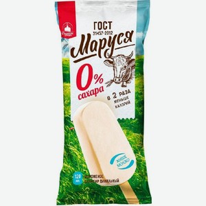 Мороженое эскимо сливочное 0%сахара Маруся 55г